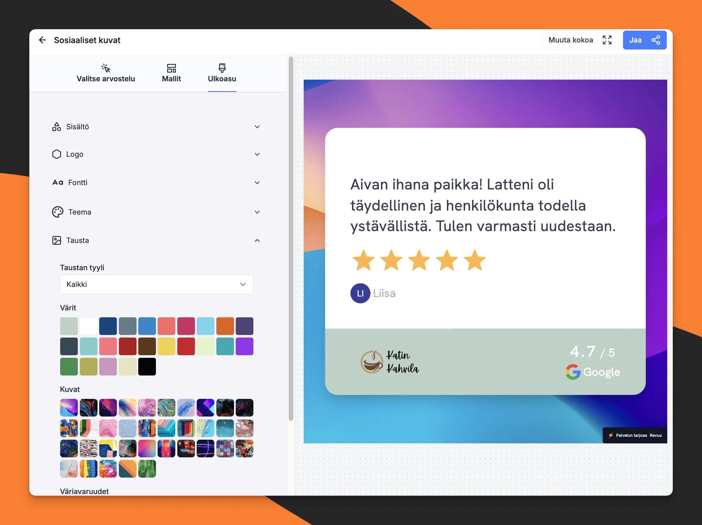 Somekuvat arvosteluista